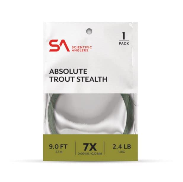Scientific Anglers Absolute Trout Stealth Leader – 9' 3-7X (Variation 5)