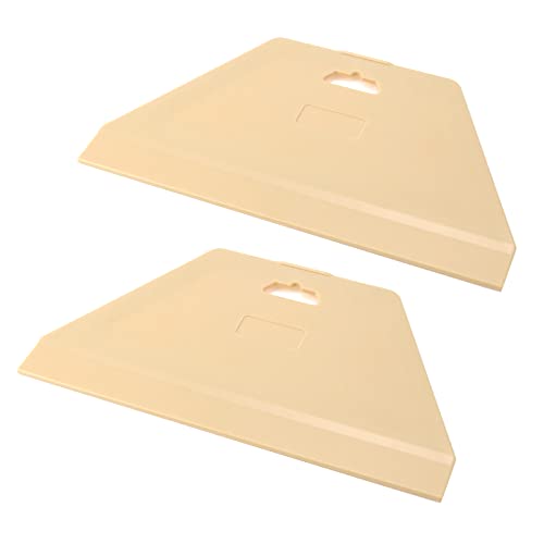 T Tulead Wallpaper Smoother Tool Plastic Wallpaper Scraper Wallpaper Flexible Smoothing Tool 2PCS for Window, Glass, Wall
