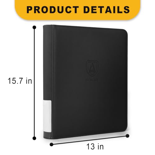 Toploader Card Binder for 360 Cards, Double-Sided 9 Pockets