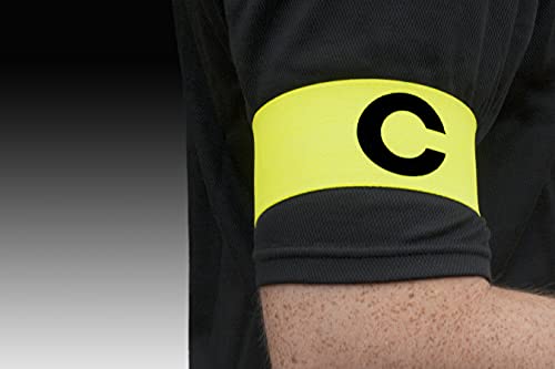 Captain Arm Band - Yellow, 2-Inch Wide with Velcro Closure