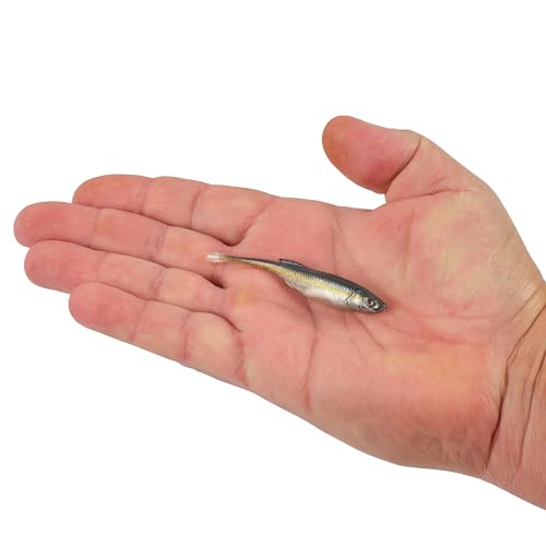 PowerBait Drip Minnow Fishing Soft Bait - Black Shad / 3"