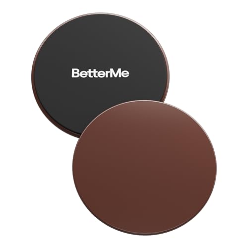 Pilates Sliders - Dual-Sided Core Training Gliders - Chocolate Brown