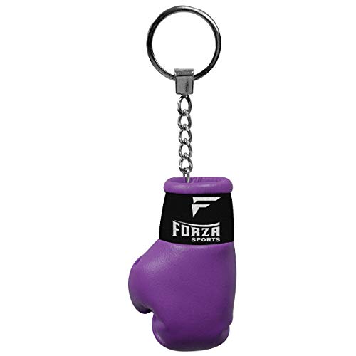 Mini Boxing Glove Keychain - Purple
