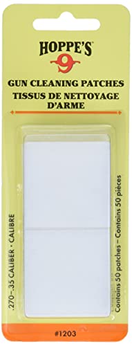 Cleaning Patches for .270-.35 Caliber - 50 Pack