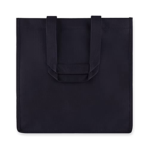 Wine Tote Bag with Dividers - 6 Bottle Carrier for Travel, Blue