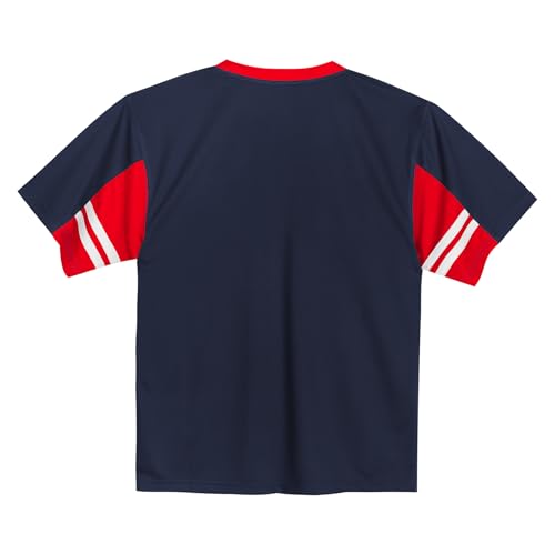 Youth Boys MLB V-Neck Jersey - Boston Red Sox Navy - Sizes 4-18