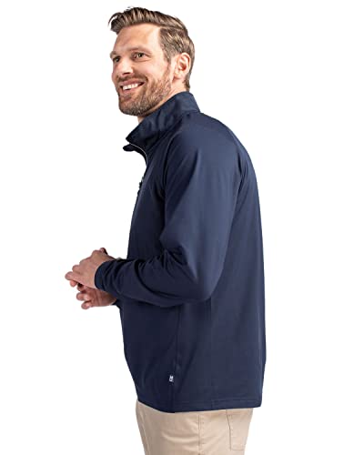 Men's Eco Knit Hybrid Quarter Zip - Large / Black