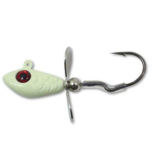 Whistler Jig Fishing Lure - Glow / 1/4 Oz