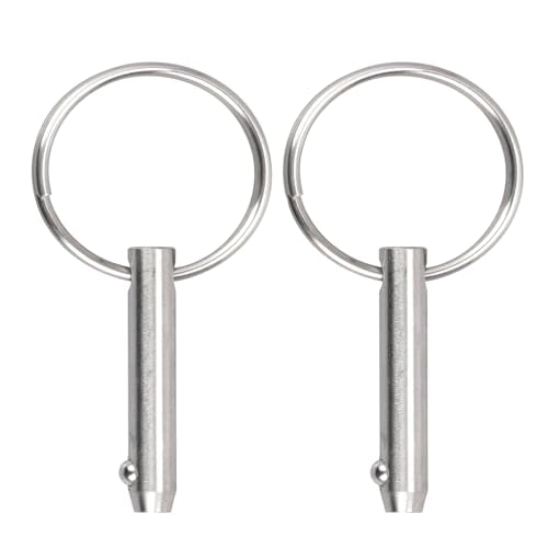 Marine Grade 316 Stainless Steel Quick Release Pins - 2 Pieces