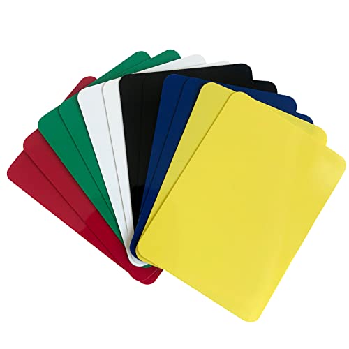 Poker Cut Cards - 12 Pack Multi-Color Plastic Cutting Cards