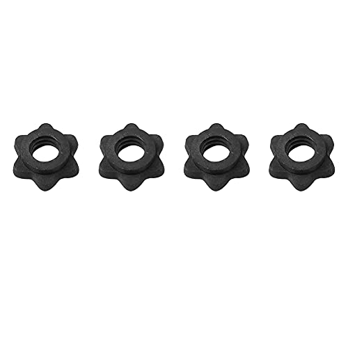 Spinlock Dumbbell Collars - 4 Pack Plastic Barbell Clamps