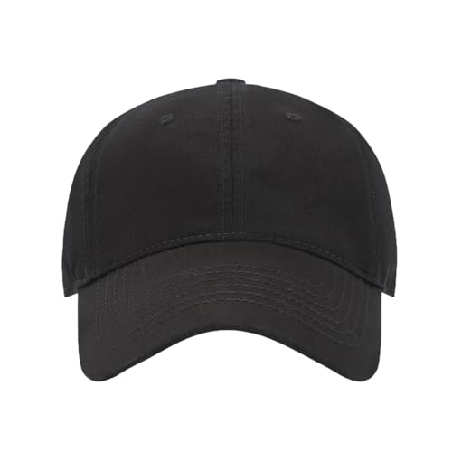 Classic Adjustable Cotton Dad Hat - Black | Small-Large