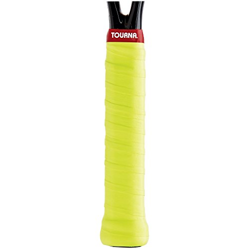 Neon Yellow Soft Tacky Overgrip - 3 Pack with Finishing Tape