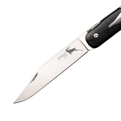 Kudu Lite Folding Knife - 4.25" Clip Point Blade, 4.3" Handle
