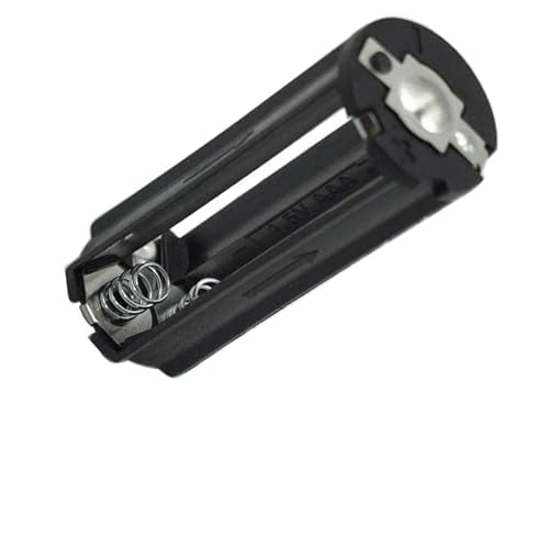 AAA Battery Holder Case - Flat Head Black - Pack of 2