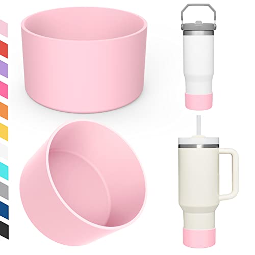 Silicone Boot Bumper for Stanley Quencher Tumblers - Pink