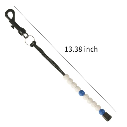 Golf Beads Score Counter with Clip - 13.38 Inch Blue