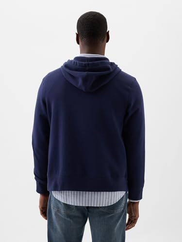 GAP Men's Heritage Logo Full Zip Hoodie Tapestry Navy X-Large