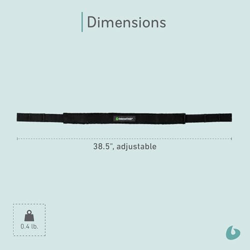 Adjustable Padded Footstrap for Pilates Reformer Workouts