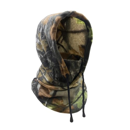 Camo Hunting Face Mask - Windproof Balaclava for Cold Weather