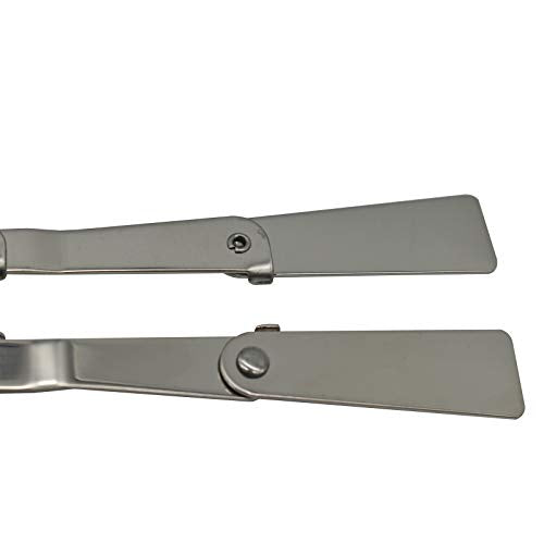 Folding Spoon and Fork Set - Compact Stainless Steel Utensils