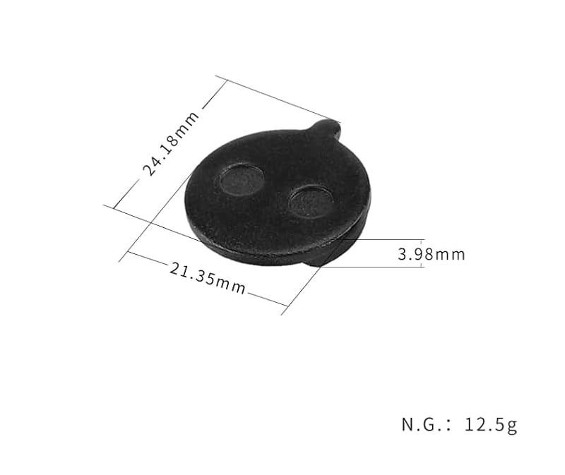 Brake Pads for Gotrax GXL V2, Apex, Apex XL, XR Ultra - Black