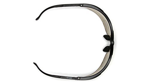 Bifocal Readers Safety Glasses - 2.5 Diopters Amber Lens - Gray Reader Lens 2.0 Diopters