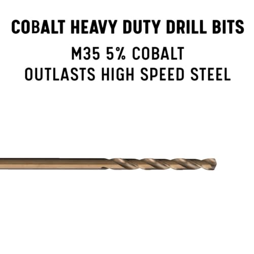 Drill America - GLBCOX69/32 9/32" x 6" Cobalt Aircraft Extension Drill Bit, GLBCO Series
