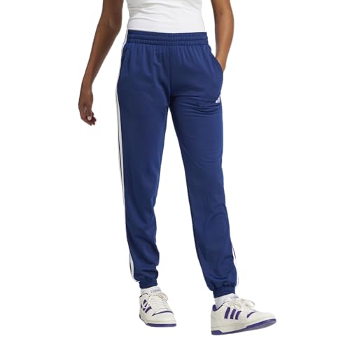 adidas Women's Tricot Track Pants & Top Set - Dark Blue/White, Medium, Variation