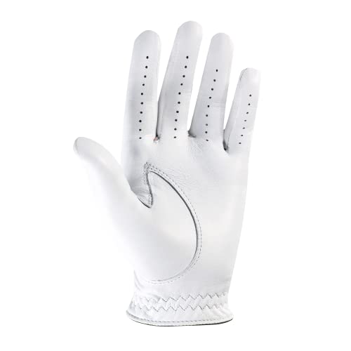 Men's StaSof Golf Glove - White, Large, Left Hand