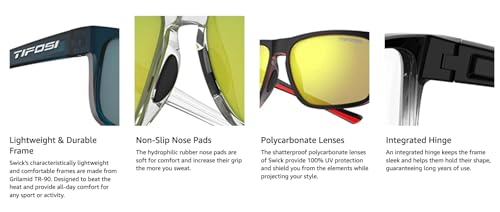 Sport Sunglasses for Cycling, Golf & Hiking - UVA/UVB Protection