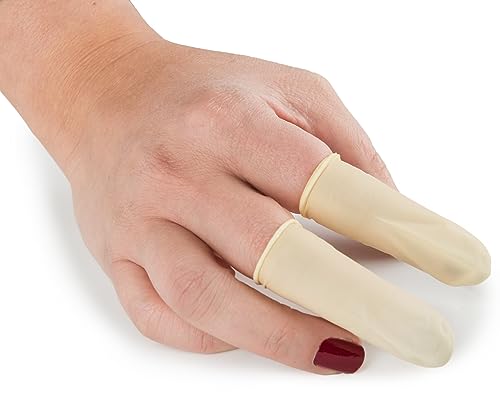 Latex Finger Cots - Extra-Large, 144 Count, Protective Gear