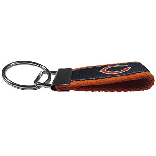 Woven Key Chain - Chicago Bears Team Color, 4 Inches