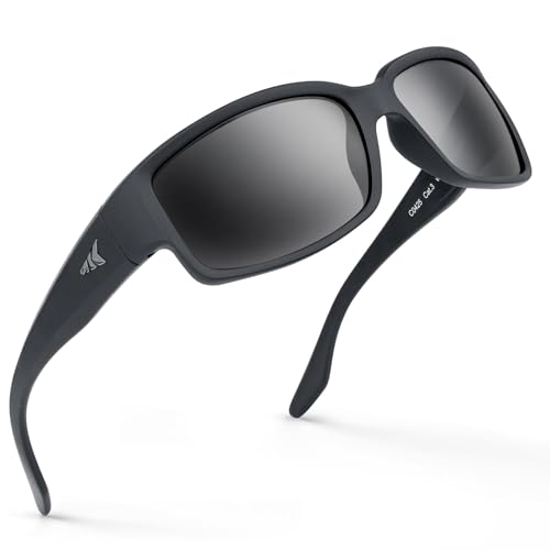 Polarized Sport Sunglasses with UV Protection for Driving & Fishing