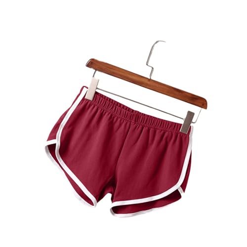 Women's Active Running Dolphin Shorts - 3 Pack, Wine, Navy, Purple - Small