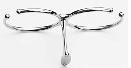 Marine Part Depot Stainless Steel Double Ring Drink Holder 3-3/8" Diameter Open Design