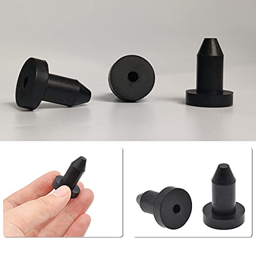 Kayak Drain Plug Scupper Stoppers - 1/2-inch Rubber Plugs - 3 Pack