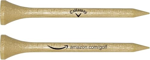 Wood Golf Tees - Pack of 100, 2 3/4" Medium