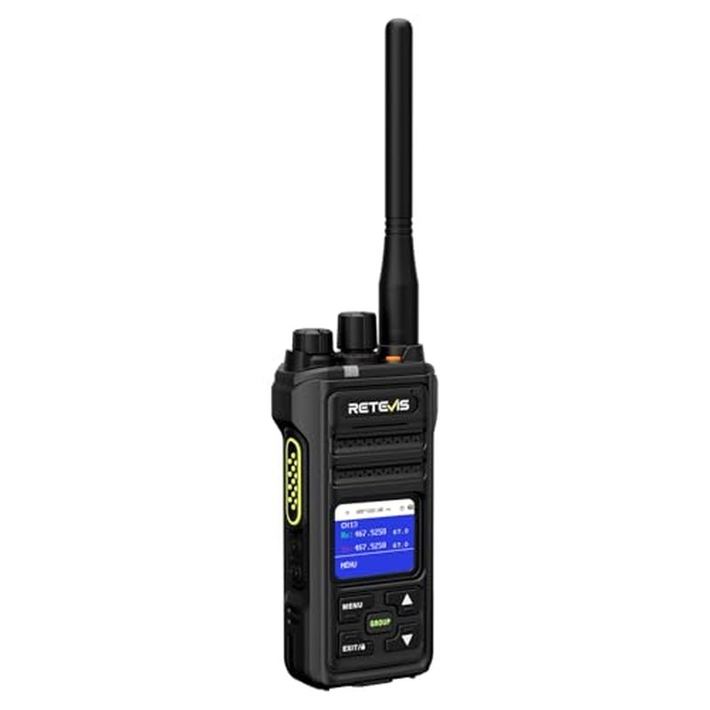 Retevis NR30S Emergency 2 Way Radio, Professional Two Way Radio Long Range, NOAA Radio, IP67 Waterproof Walkie Talkies, GMRS,Noise Canceling,2800mAh,Group Call,for Snowstorm Off-Road Hunting (2 Pack)