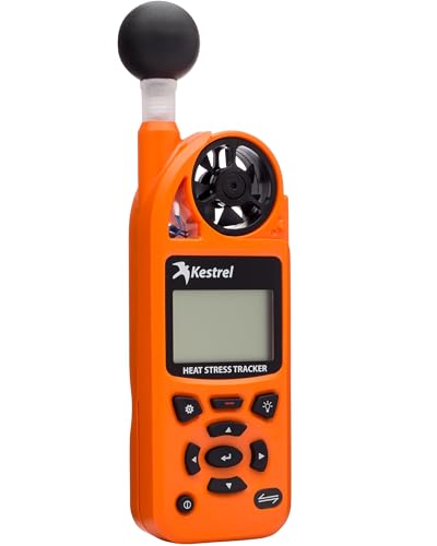 WBGT Heat Stress Monitor with Vane Mount - Non-Bluetooth, Orange