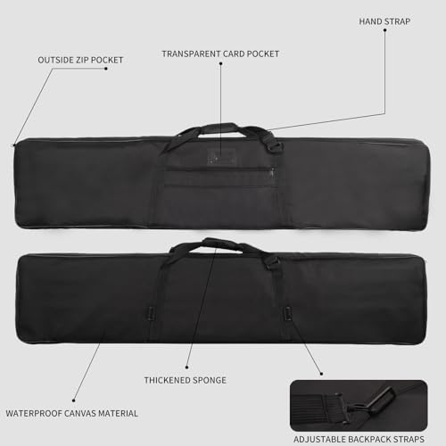 SPG 59 Inch Recurve Bow Case for Longbow & Traditional Bow, Waterproof Canvas