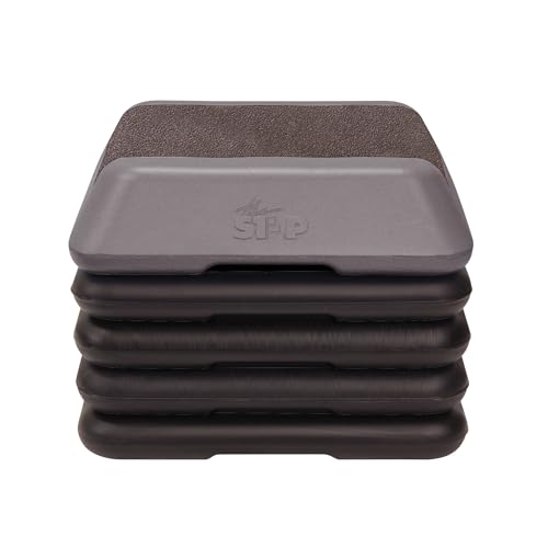 High Step Aerobic Platform with 4 Risers - Grey