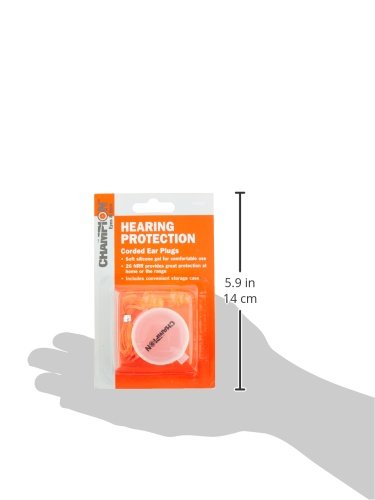 Gel Corded Ear Plugs with Case - Comfortable Hearing Protection