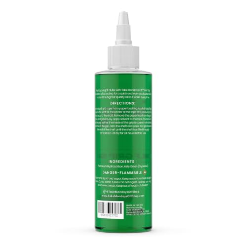 Golf Grip Solvent - Professional Regripping Solution, 4 oz