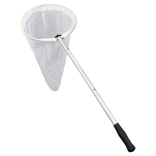 RESTCLOUD 12in Butterfly Net with 36.2in Extend & Detachable Push-Fit Handle, Crushable Pocket Net