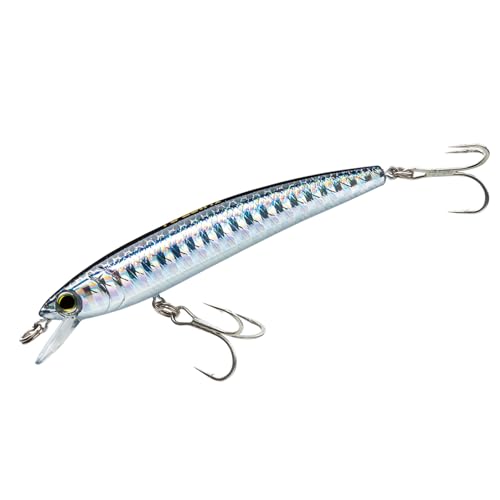 Yo-Zuri Pins Minnow Floating Diver Lure - Silver/Black, 2.75 Inch