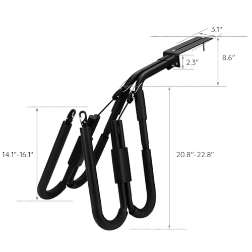 Adjustable Aluminum Alloy Surfboard Rack for 2 Boards