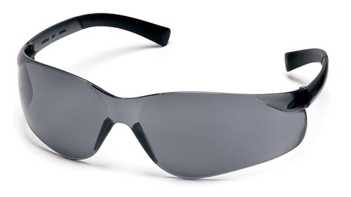 Ztek Safety Glasses - Gray Frame with Gray Lens - ANSI Z87+ Rated