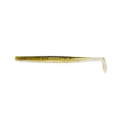 Swim'N Dinger Paddle Tail Fishing Bait - 5 Inch, Watermelon/Pearl Laminate
