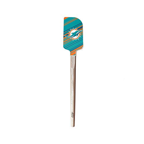 Miami Dolphins Large Silicone Spatula - Heavy Duty 13"
